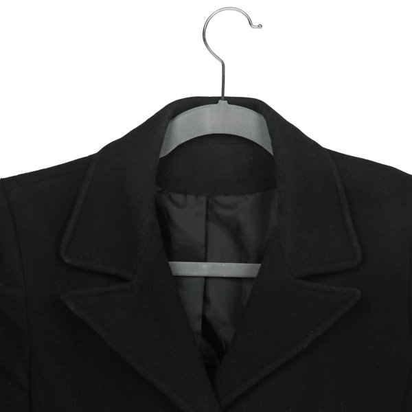 Rebrilliant 24 Pack Extra Wide Velvet Coat Hangers In Black Wayfair